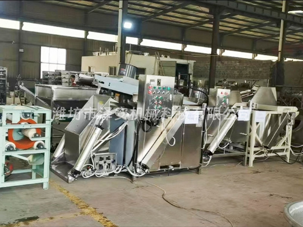 蠶豆油炸生產線
